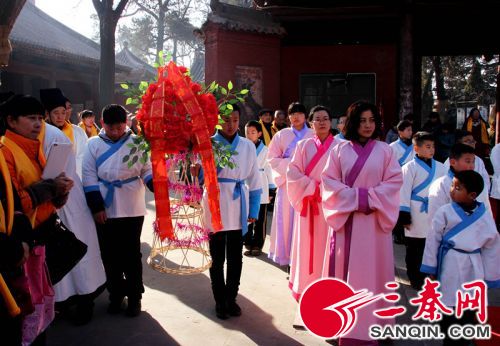 传承优秀文化 祭拜孔子释奠礼在韩城文庙举行