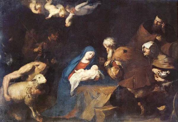 里贝拉(jusepe de ribera《牧羊人朝拜(adoration of the